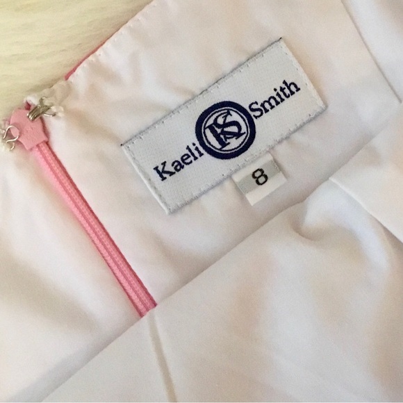 Kaeli Smith Pink and White Print Dress - Picture 6 of 8